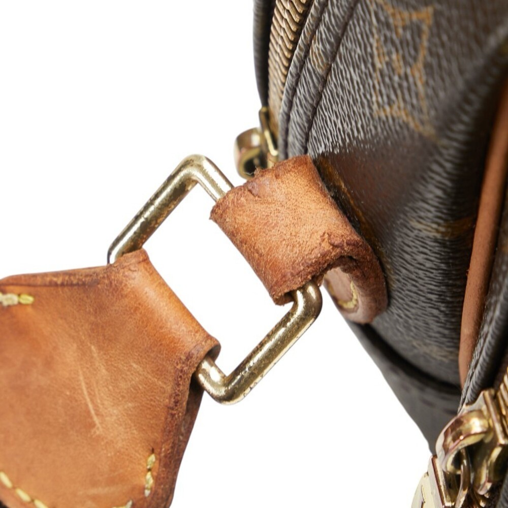 LOUIS VUITTON Authentic Brown Monogram Leather Shoulder Bag - Picture 4 of 15